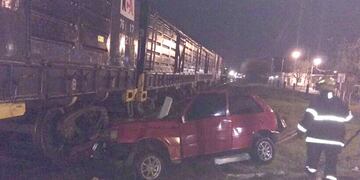 Una pareja se salvó de milagro tras ser atropellado por un tren pero se murió su mascota