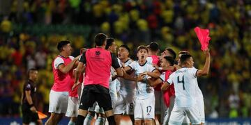 Argentina campeóna (EFE/Ernesto Guzmán Jr\u002E)\u002E