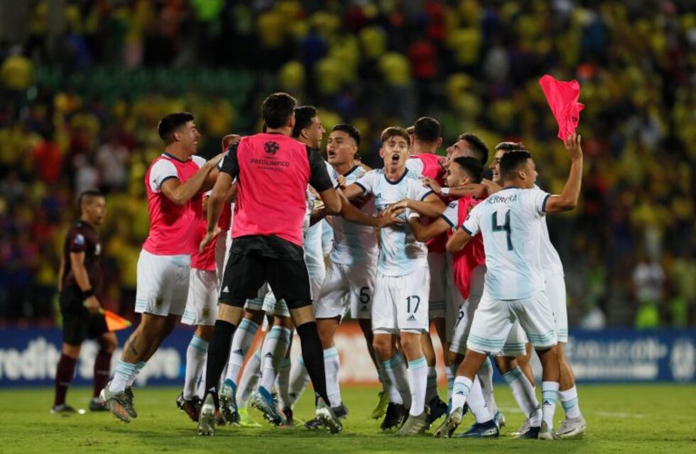 Argentina le ganó por 2-1 a Colombia: campeón y clasificación a Tokio