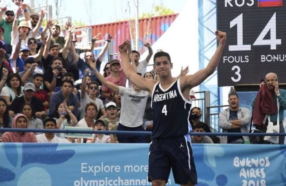 La historia de Giordano, el joven rosarino que ganó el oro en básquet