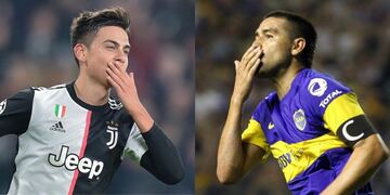 Hasta en los festejos del cordobés hay algo del ídolo de Boca\u002E