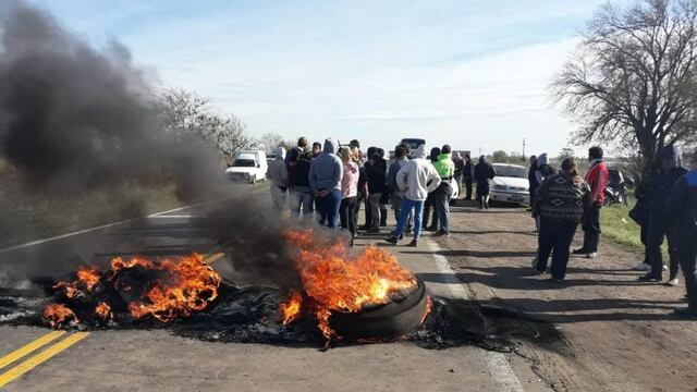 Las rutas estaban cortadas este miu00e9rcoles tras controlar la situaciu00f3n de coyuntura en el oeste de la comuna.