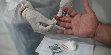 A health worker working for the civilian organization \