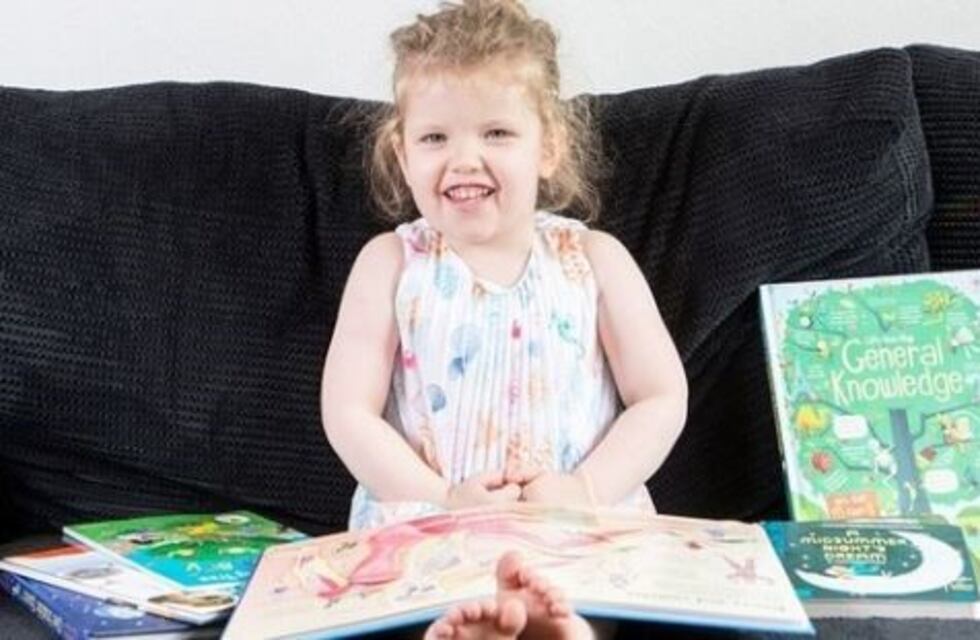 Una niña de tres años registra un coeficiente superior al de Albert Einstein