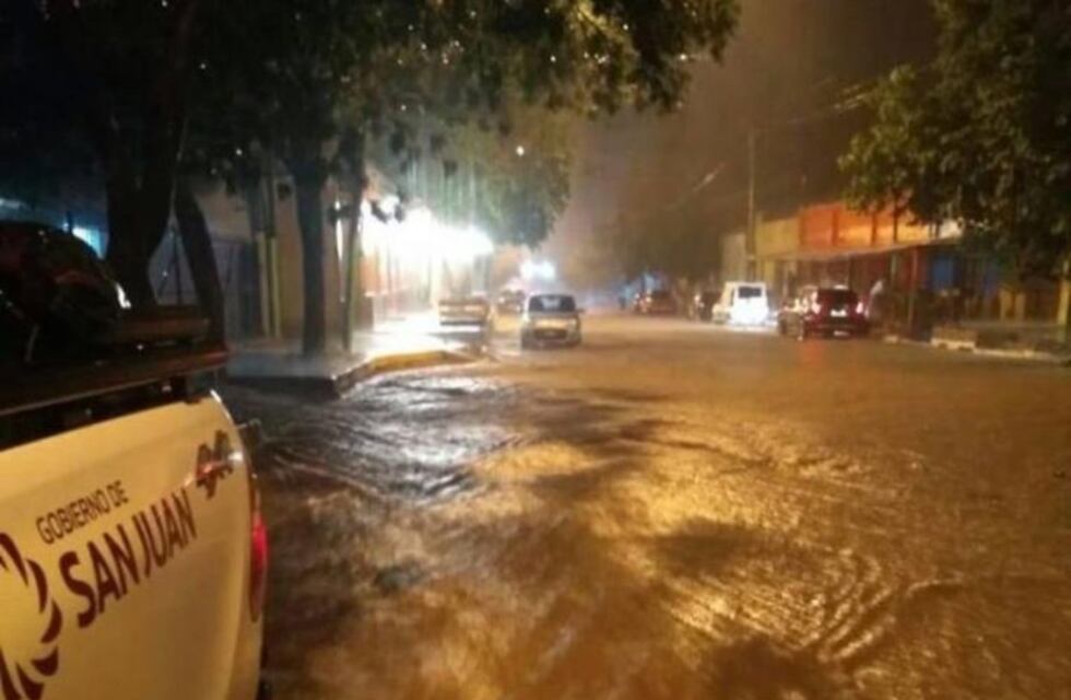 San Juan: tuvieron que evacuar familias por la lluvia