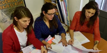 Marcela Carignano, Flavia Romero y Julia Monge fueron las compiladoras de los escritos que se harán libro\u002E