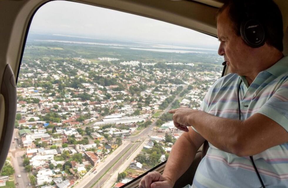 Bordet sobrevoló la ciudad de Paraná