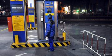 Por las bajas temperaturas cortaron la venta de GNC el jueves y se repite este viernes. Termina a las 23.