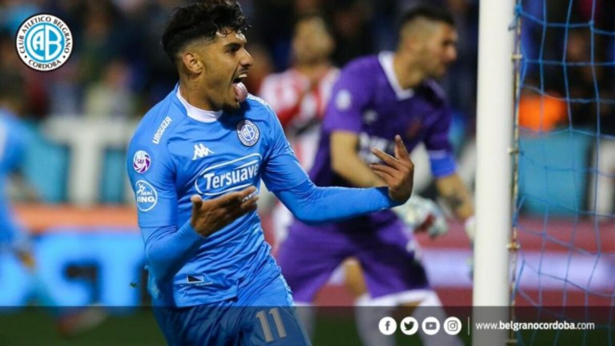 El gol de Adrián Balboa le permitió a Belgrano abrir el camino a un triunfo necesario en la permanencia\u002E Y lo decoraría Suárez\u002E\u002E\u002E