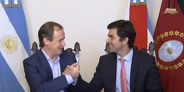 Bordet recibió a Urtubey en Paraná\u002E