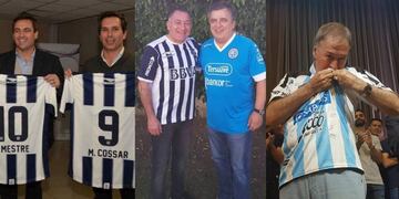 Ramón Mestre y su mano derecha, Marcelo Cossar, de Talleres\u002E En Córdoba Cambia conviven Luis Juez, de la T y Mario Negri, de Belgrano\u002E Y el Gobernador y candidato a la reelección, Juan Schiaretti, es de Racing\u002E