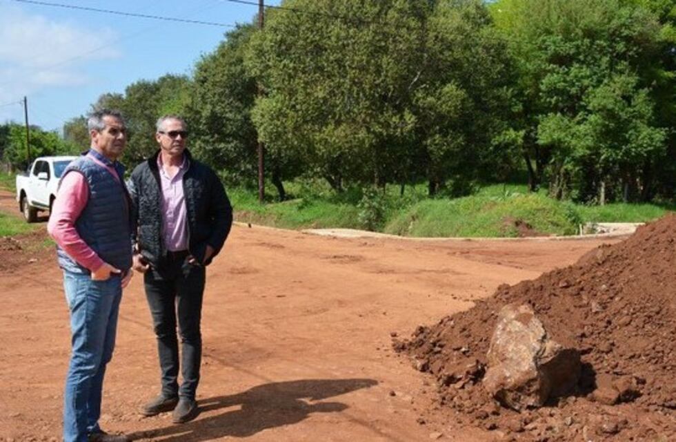 Apóstoles: avanzan las obras de mejoramiento del barrio Santa Bárbara