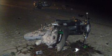 Un patrullero atropelló a un motociclista