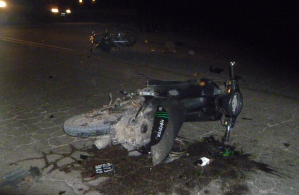 Un patrullero atropelló a un motociclista