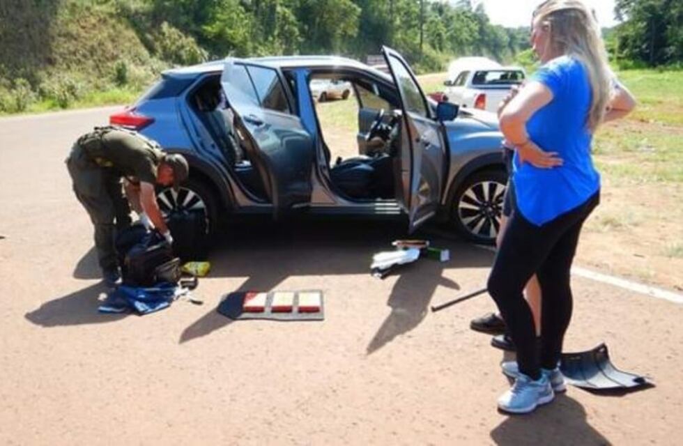 San Antonio: intentó huir de un control, chocó y le decomisaron 6 kilos de cocaína