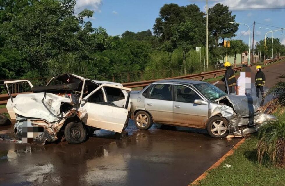 Un siniestro vial dejo a 7 personas lesionadas en Oberá