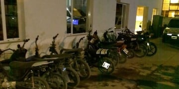 Operativo de Tránsito secuestro de motos