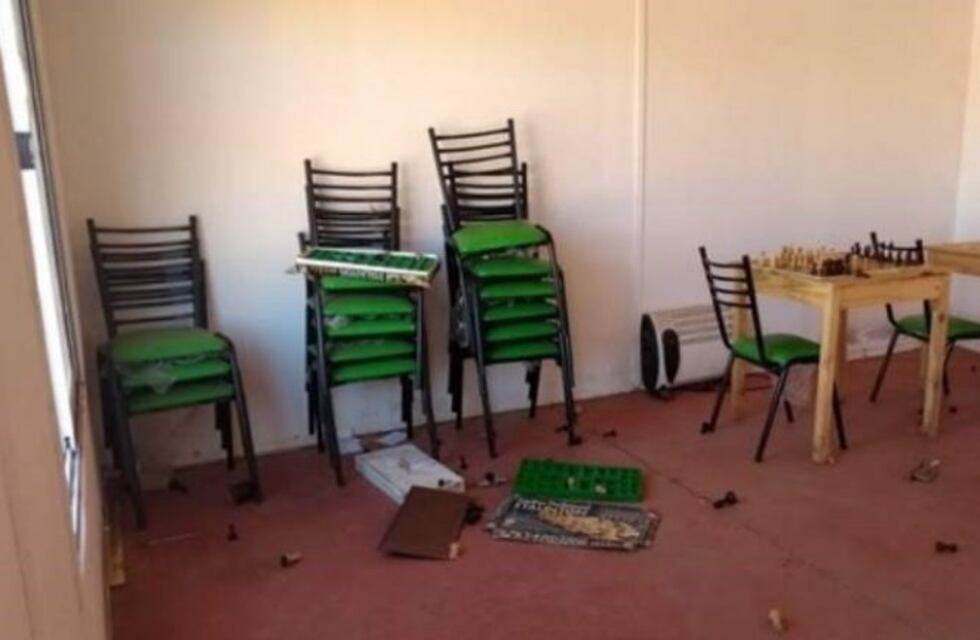 Robaron y destrozaron el Salón del Club de Ajedrez de La Punta