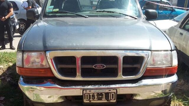 La pick up Ford Ranger fue encontrada en Viamonte al 7300\u002E (Twitter)