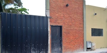 Vivienda en donde Lidia Brítez fue brutalmente agredida por su pareja