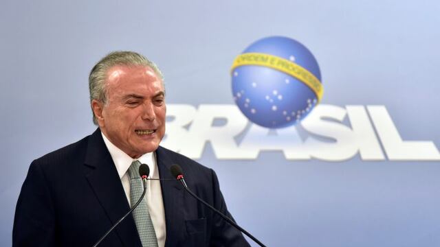 Se difundió un audio entre Temer y un poderoso empresario sobre presuntas coimas