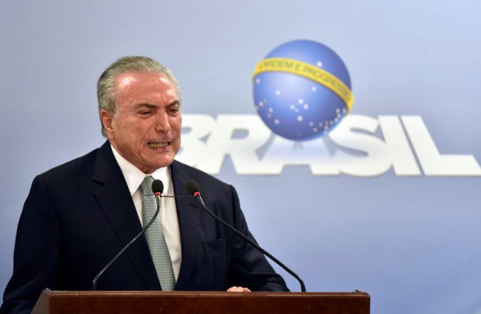 Se difundió un audio entre Temer y un poderoso empresario sobre presuntas coimas