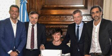 Gustavo Fernández fue reconocido por la Cámara de Diputados\u002E