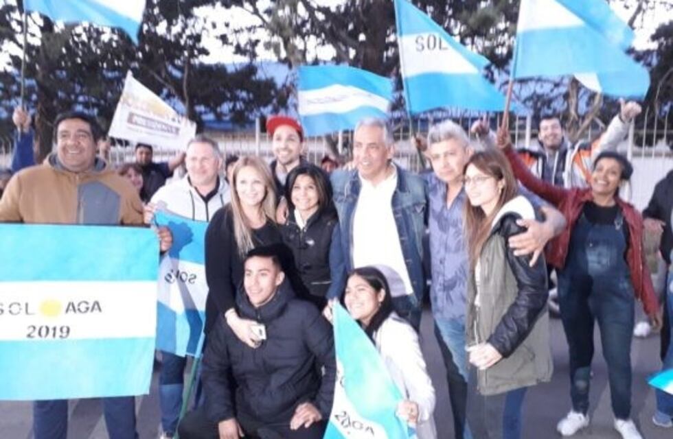 Jorge Soloaga reelecto en  Cañadón Seco