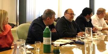 Reunión de trabajo del Plan Belgrano con su titular, Carlos Vignolo\u002E