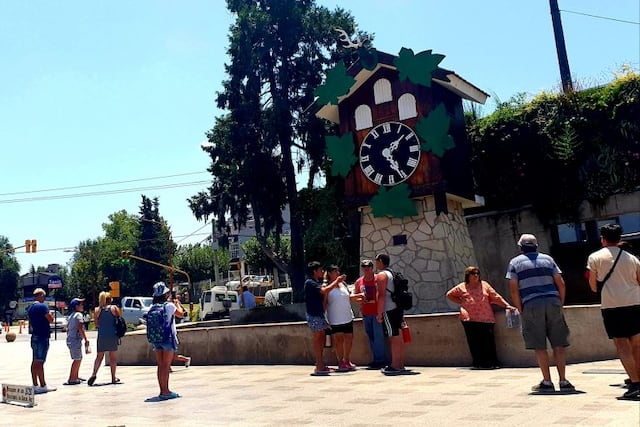 El REloj Cucú en Villa Carlos Paz (febrero 2020)\u002E Foto: VíaCarlosPAz\u002E