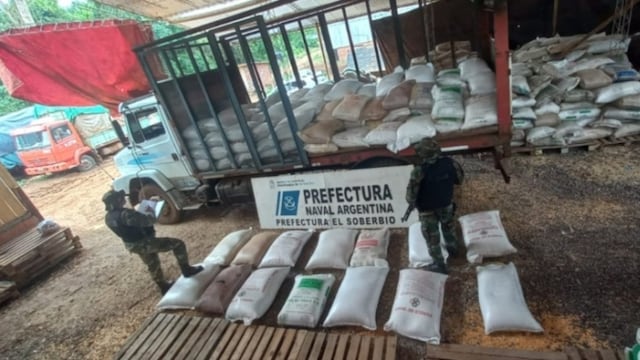 Incautan contrabando de soja en El Soberbio.