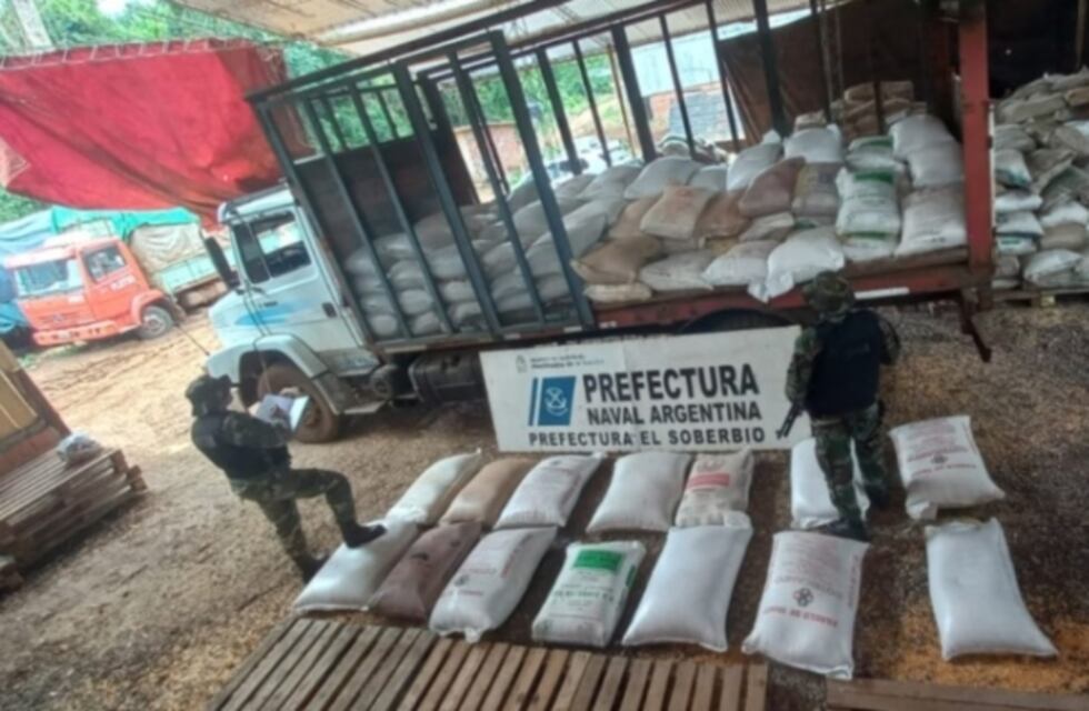 Incautan contrabando de soja en El Soberbio