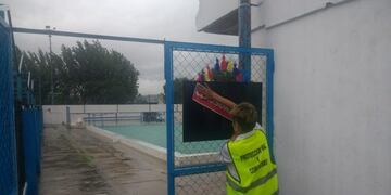 Levantaron la clausura de la pileta del Club Policial (Prensa Municipalidad de Rafaela)