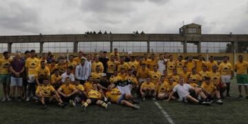 Los All Blacks visitaron a los Espartanos en el penal de San Martín\u002E