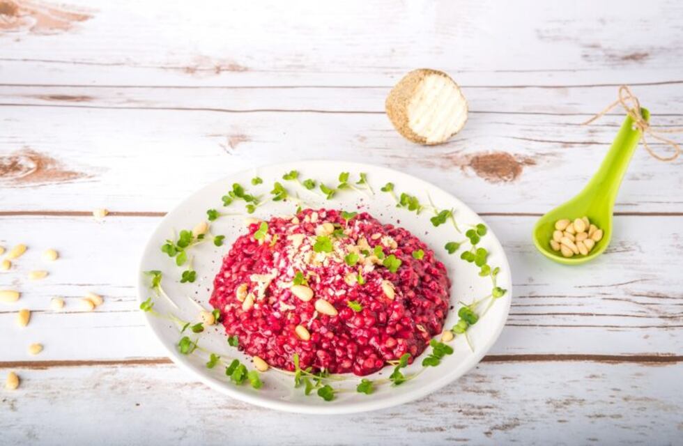 5 pasos para un original risotto de remolacha