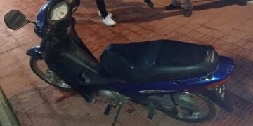 Se recuperó una moto robada
