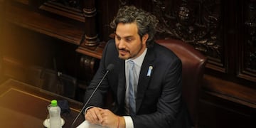 El jefe de gabinete Santiago Cafiero en el Senado (Archivo)