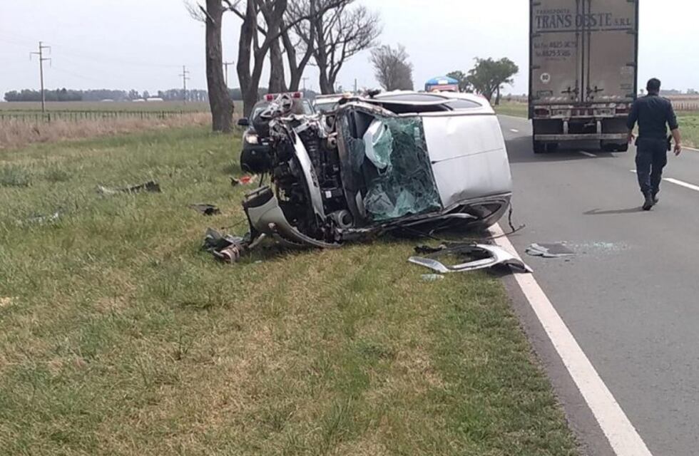 Accidente y muerte en la ruta 8