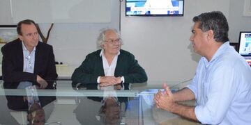 Perez Esquivel visitó Resistencia y se reunió con Jorge Capitanich\u002E