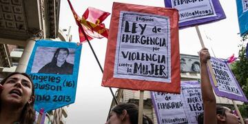 Marcha Ni una menos en Rosario