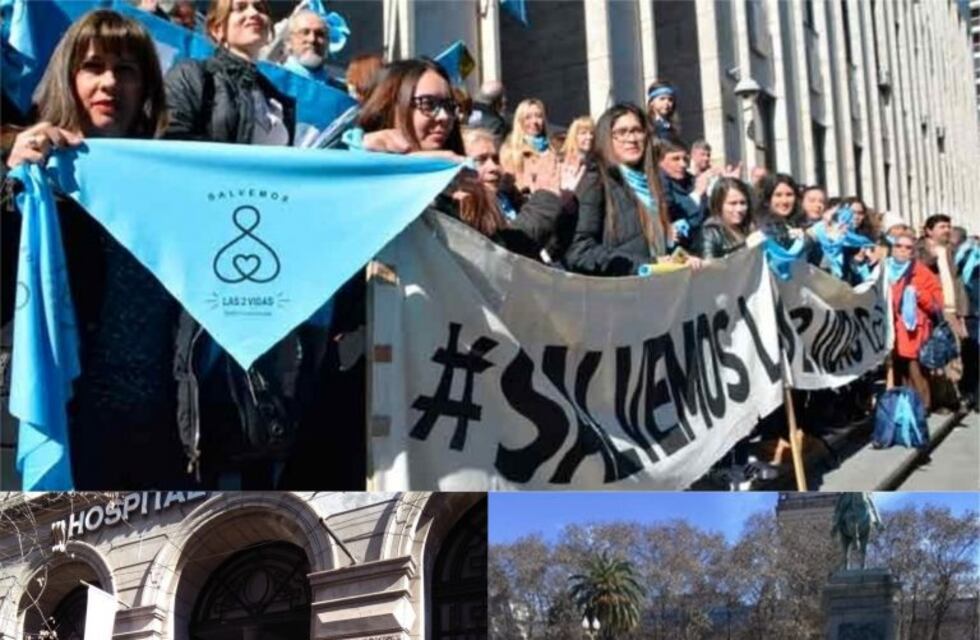Rosario dividida: pañuelazos simultáneos a favor y en contra del aborto