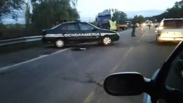 Por la intensa lluvia hay problemas para ingresar a la ciudad de Tunuyu00e1n.