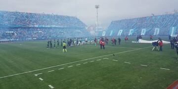 Belgrano, el recibimiento espectacular\u002E