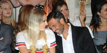 Fabián Cubero y Mica Viciconte, felices