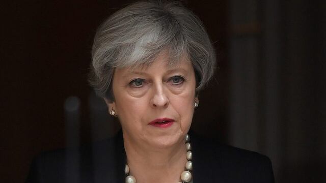 Britain's Prime Minister Theresa May leaves 10 Downing Street in London, May 23, 2017. REUTERS/Toby Melville