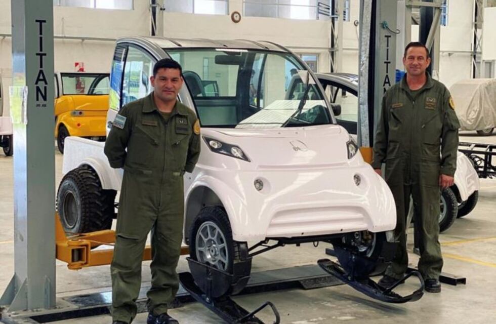 Llega el primer auto eléctrico argentino a la Antártida