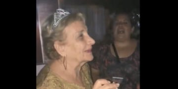 Su nieto la grabó fumando marihuana y el video se hizo viral\u002E (@mate_bossio)