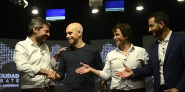 Debate porteño en vivo\u002E (Clarín)