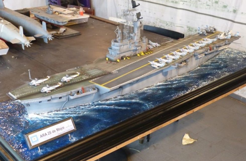 Hernán Castellano: la guerra de Malvinas en maquetas
