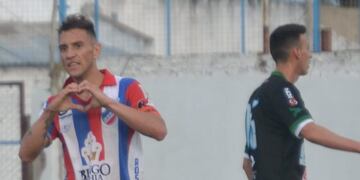 Damián Fernández autor del gol del empate